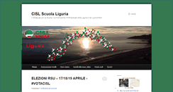 Desktop Screenshot of cislscuolaliguria.it